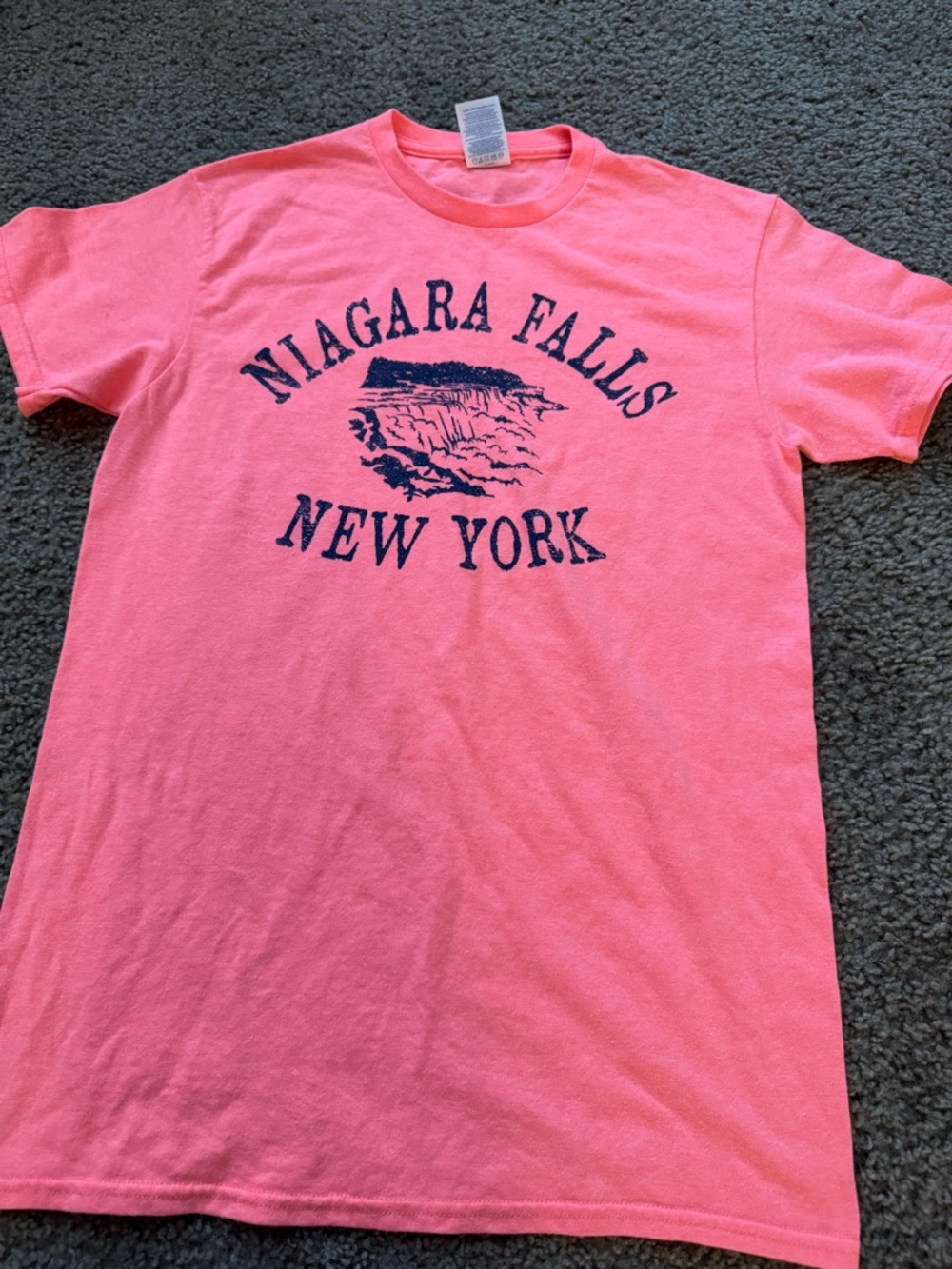 Niagara Falls New York Pink Graphic Tee